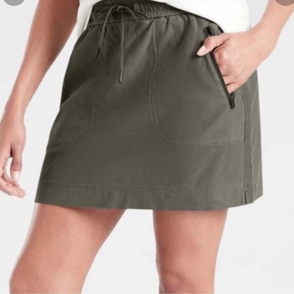 Athleta Farallon Skirt Slate Grey Sz 4